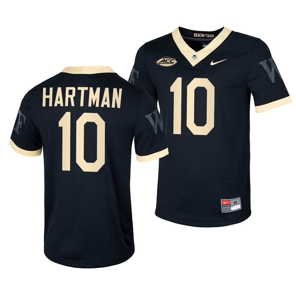 Wake Forest Demon Deacons Sam Hartman #10 Black Untouchable Jersey