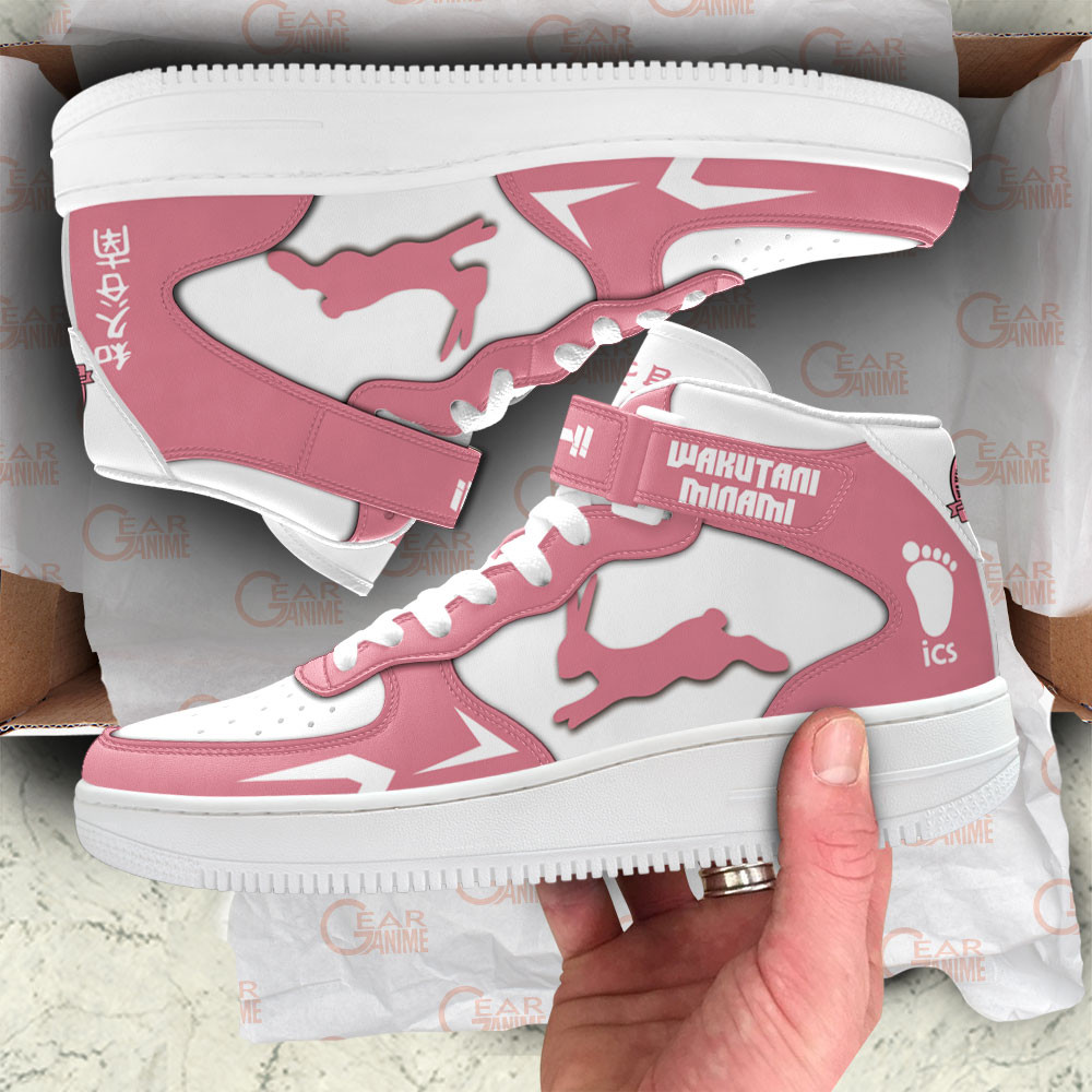 Wakutani Minami Sneakers Air Mid Custom Haikyuu Anime Shoes
