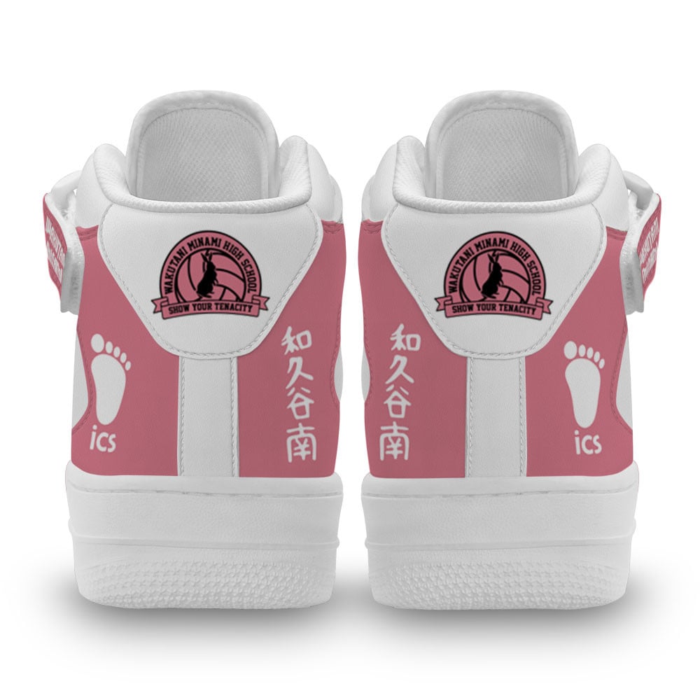 Wakutani Minami Sneakers Air Mid Custom Haikyuu Anime Shoes