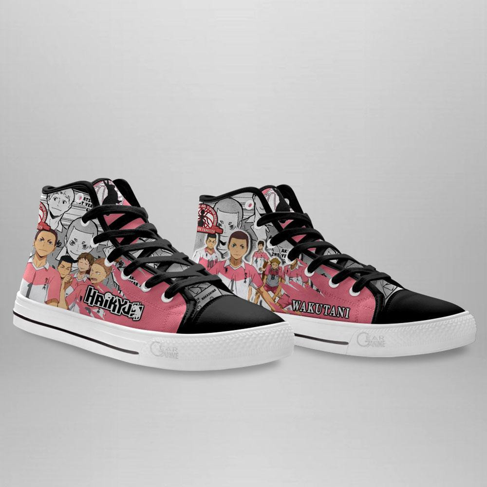 Wakutani South High Top Shoes Custom Manga Anime Haikyuu Sneakers