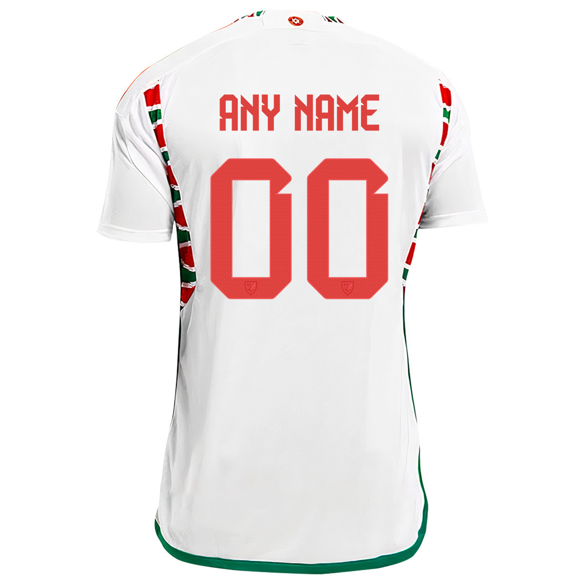 Wales National Team Custom 00 Qatar World Cup 2022-23 – Away Soccer Jersey