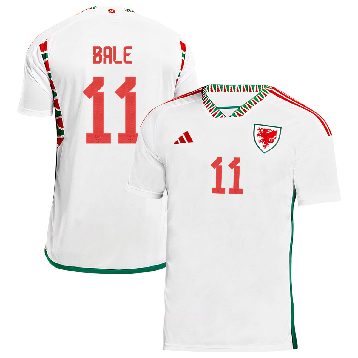 Wales National Team Gareth Bale 11 Qatar World Cup 2022-23 – Away Soccer Jersey