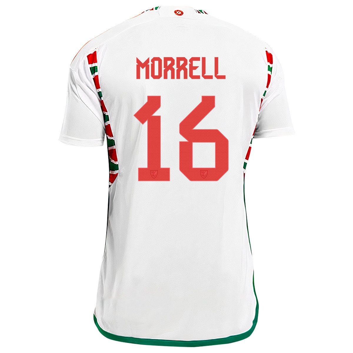 Wales National Team Joe Morrell 16 Qatar World Cup 2022-23 – Away Soccer Jersey