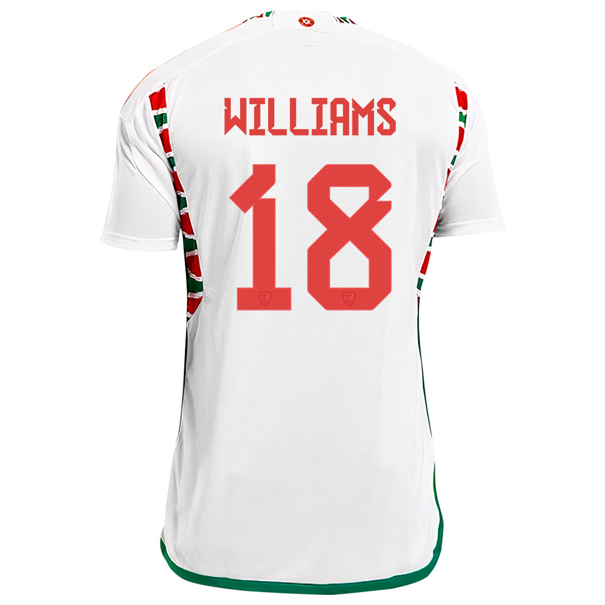 Wales National Team Jonny Williams 18 Qatar World Cup 2022-23 – Away Soccer Jersey