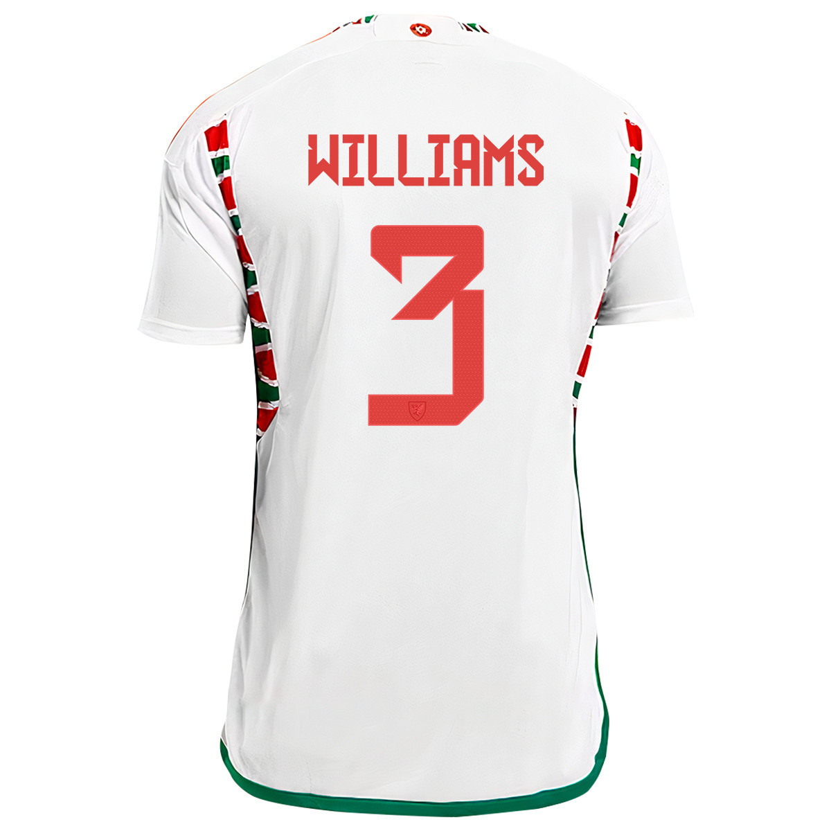 Wales National Team Neco Williams 3 Qatar World Cup 2022-23 – Away Soccer Jersey