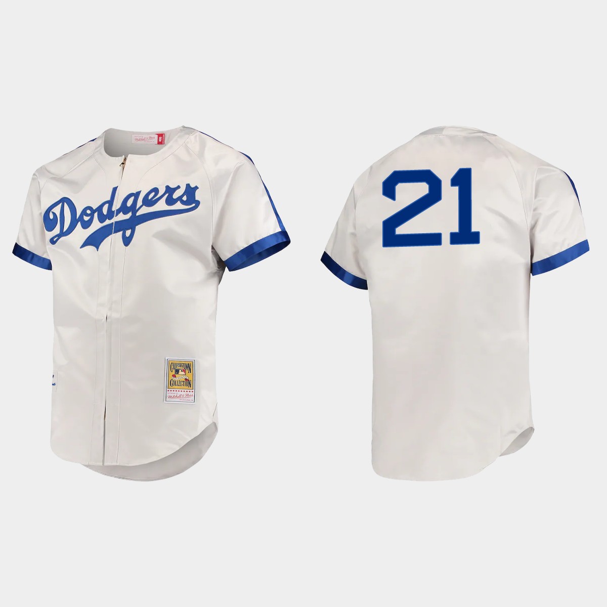 Walker Buehler Brooklyn Dodgers Cooperstown Jersey - Gray