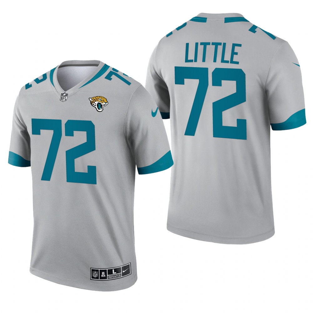 Walker Little Jacksonville Jaguars Silver Jersey Inverted Legend - Men's