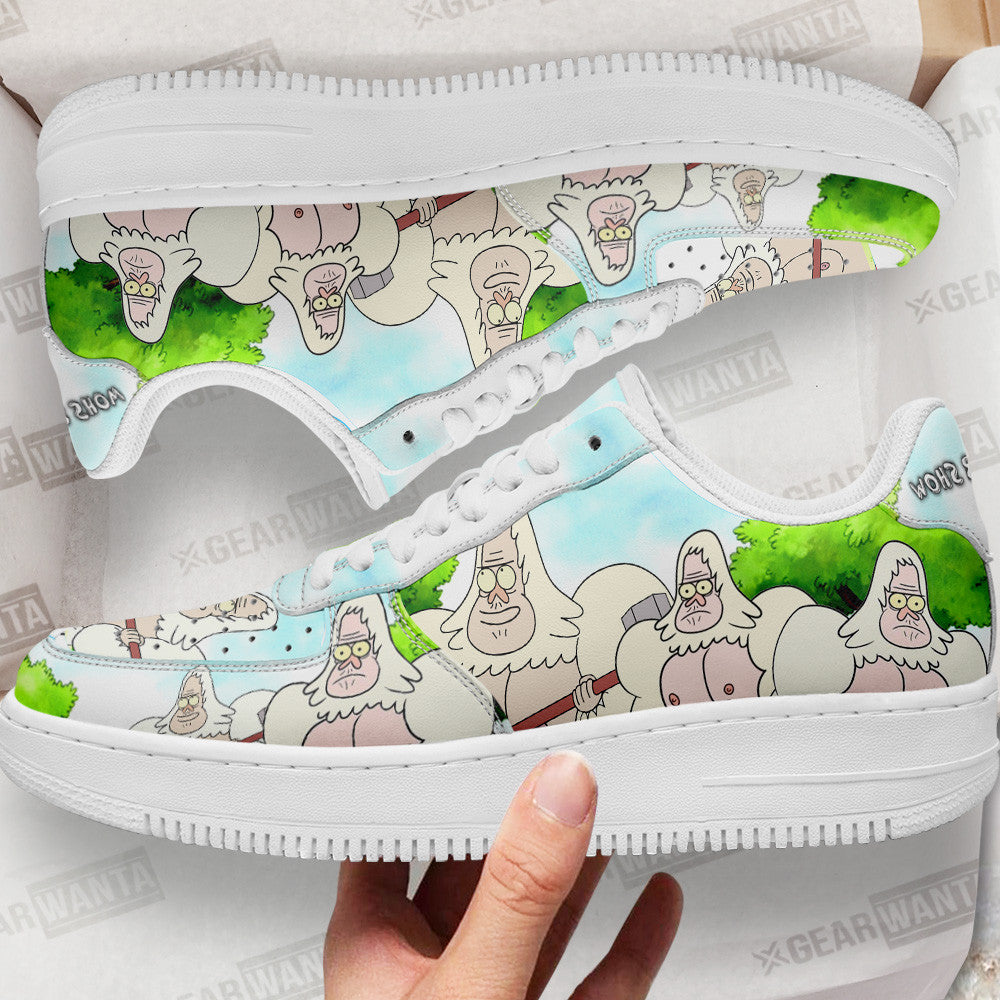Walks Skips Air Sneakers Custom Regular Show Shoes