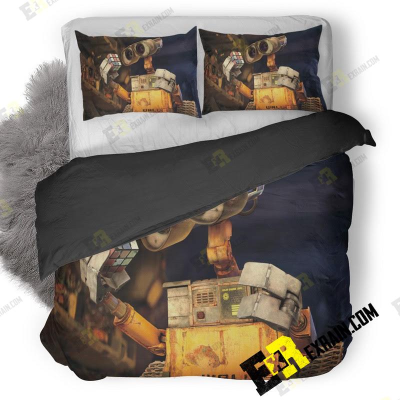 Wall E 3D Customized Duvet Cover Bedding Set