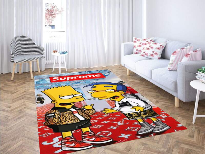 Wallpaper Simpson Carpet Rectangle Rug
