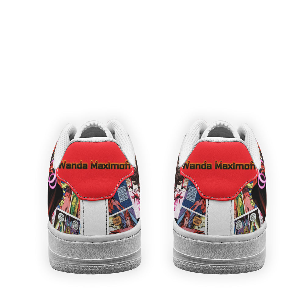 Wanda Maximoff Air Sneakers Custom Superhero Comic Shoes