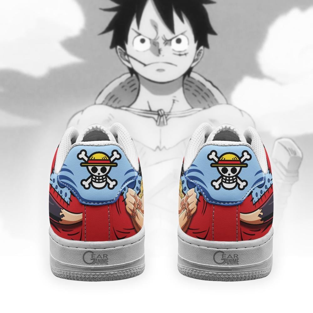 Wano Arc Luffy Air Sneakers Custom One Piece Anime Shoes