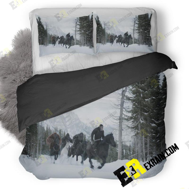 War For The Planet Of The Apes 3D Customized Duvet Cover Bedding Set