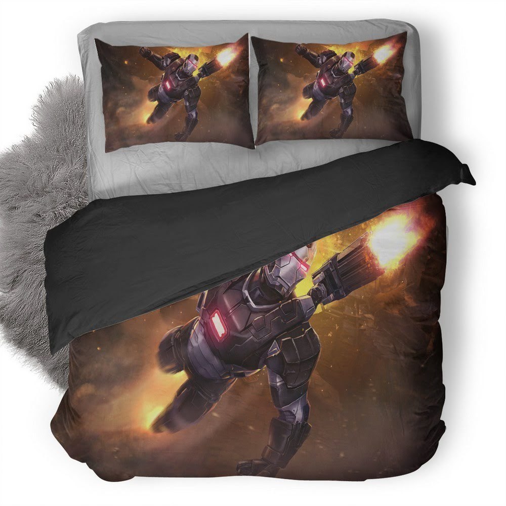 War Machine Marvel Contest Of Champions 3D Customized Duvet Cover Bedding Set