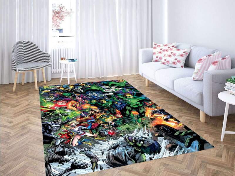 War Superhero Dc Comics Carpet Rectangle Rug