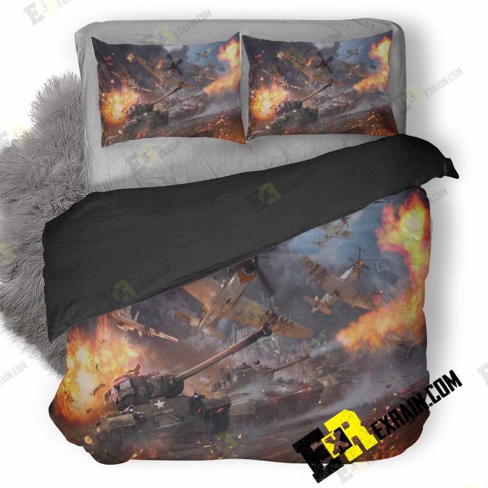 War Thunder Video Game Nh 3D Customized Duvet Cover Bedding Set
