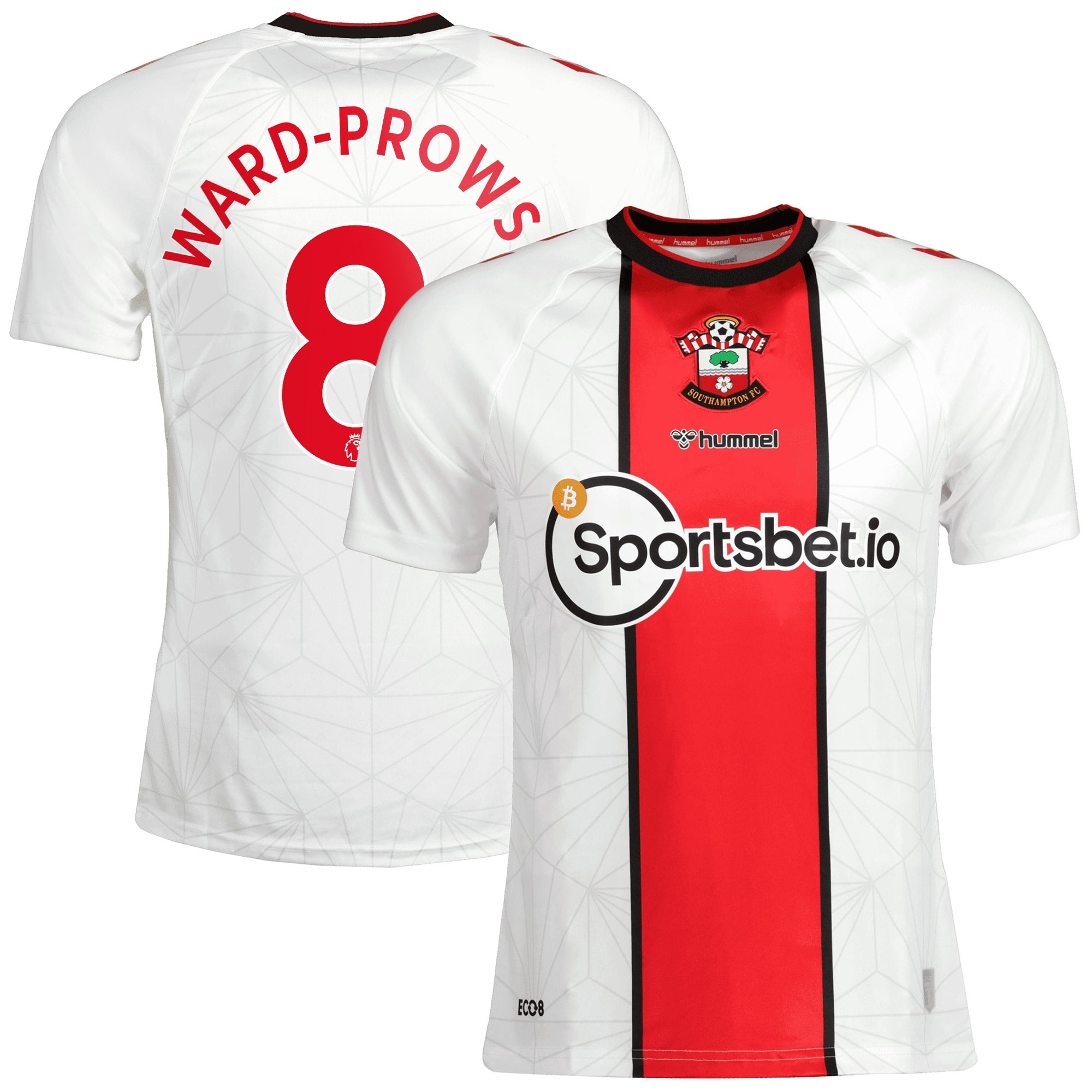 Ward-Prowse 8 Southampton 2022/23 Home Men Soccer Jersey – White