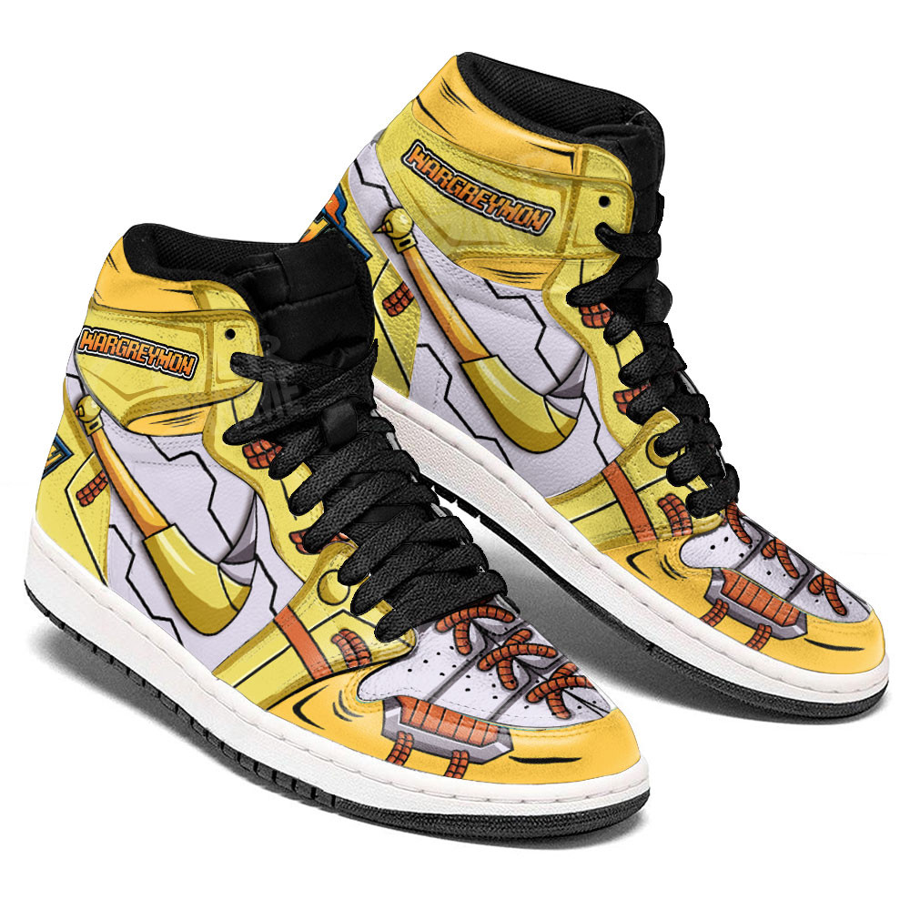 WarGreymon JD1s Sneakers Digimon Anime Shoes For Fans, Air Jordan Hightop