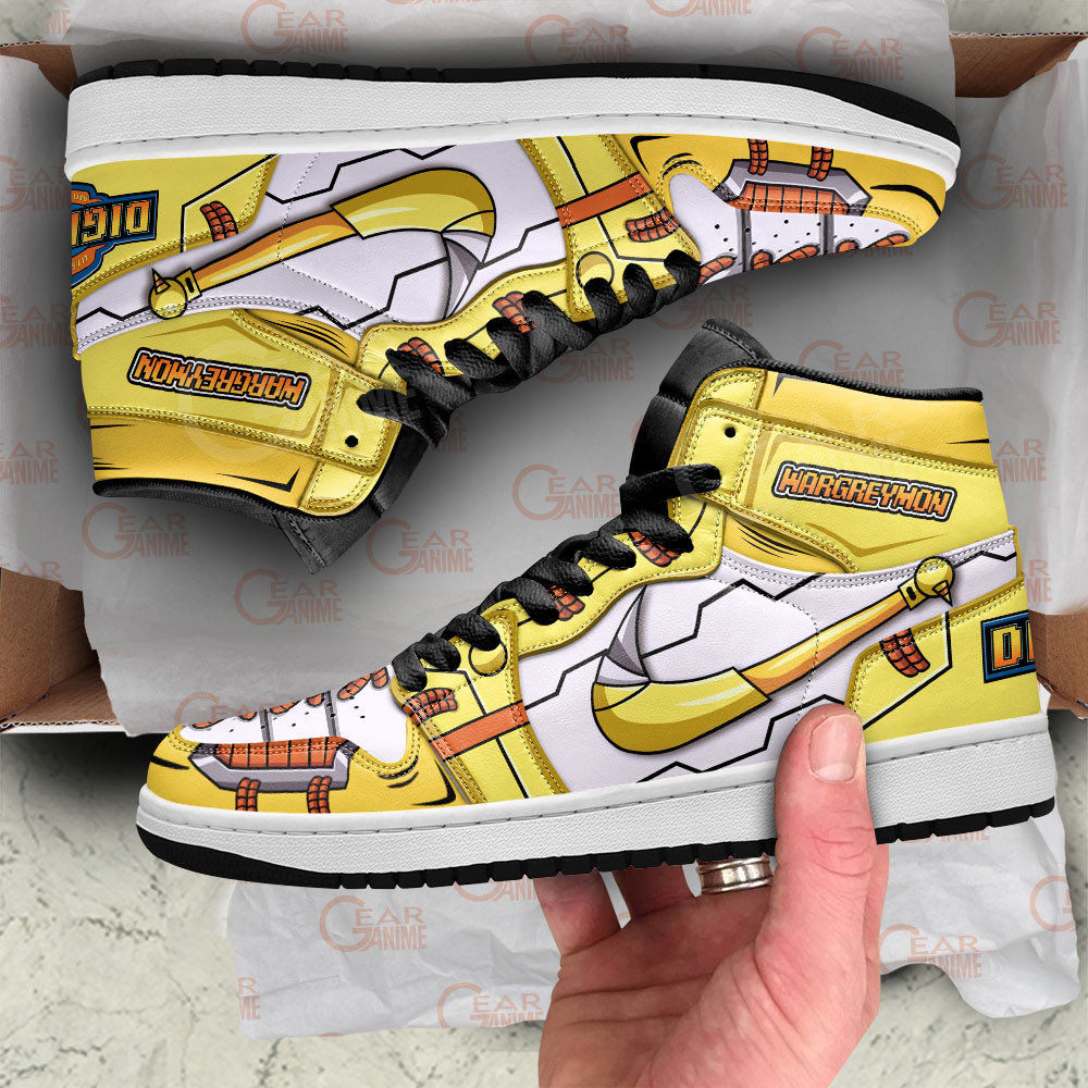 WarGreymon JD1s Sneakers Digimon Anime Shoes For Fans, Air Jordan Hightop