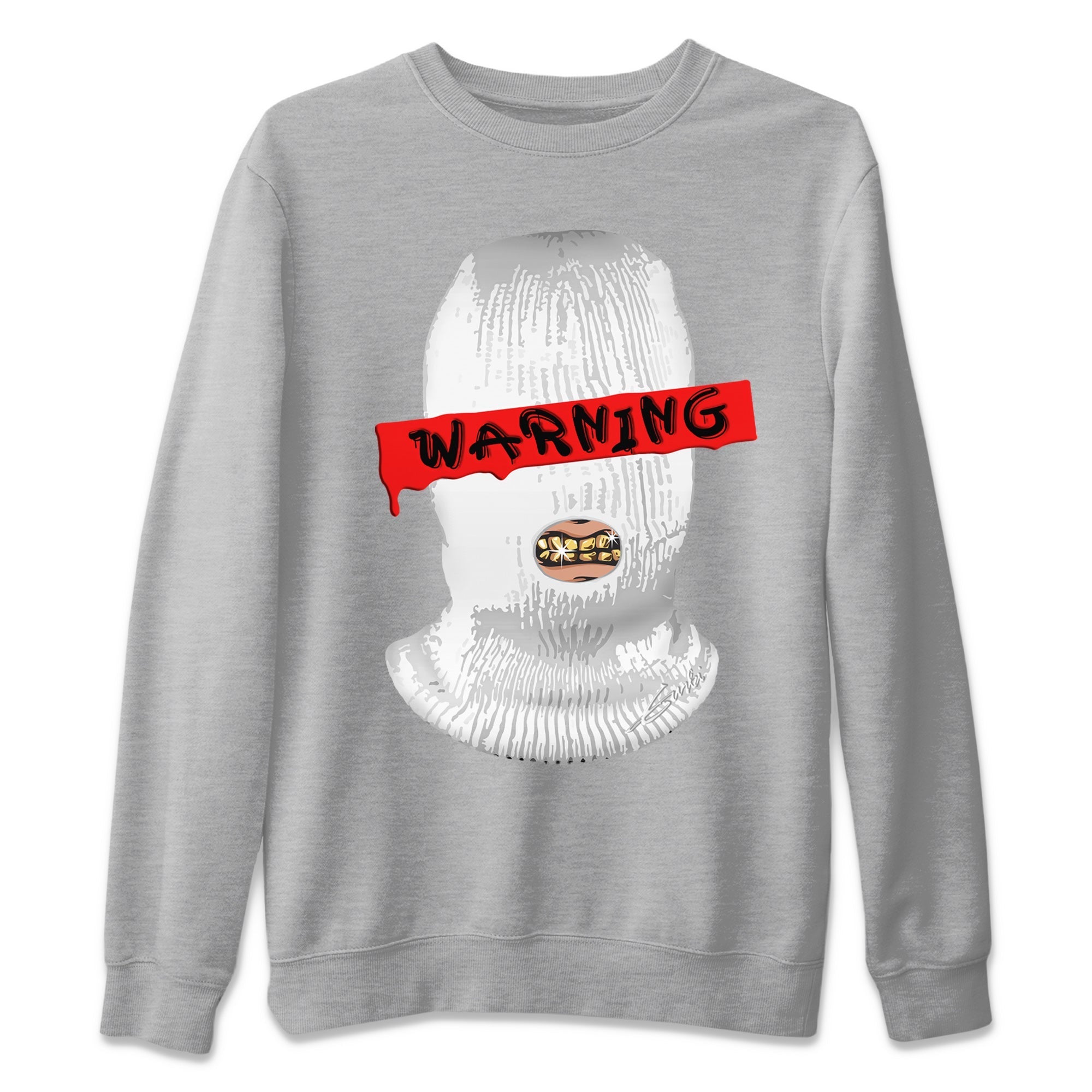 Warning Unisex Sweater – Air Jordan 1 Heritage, Sneakers Matching Sweater