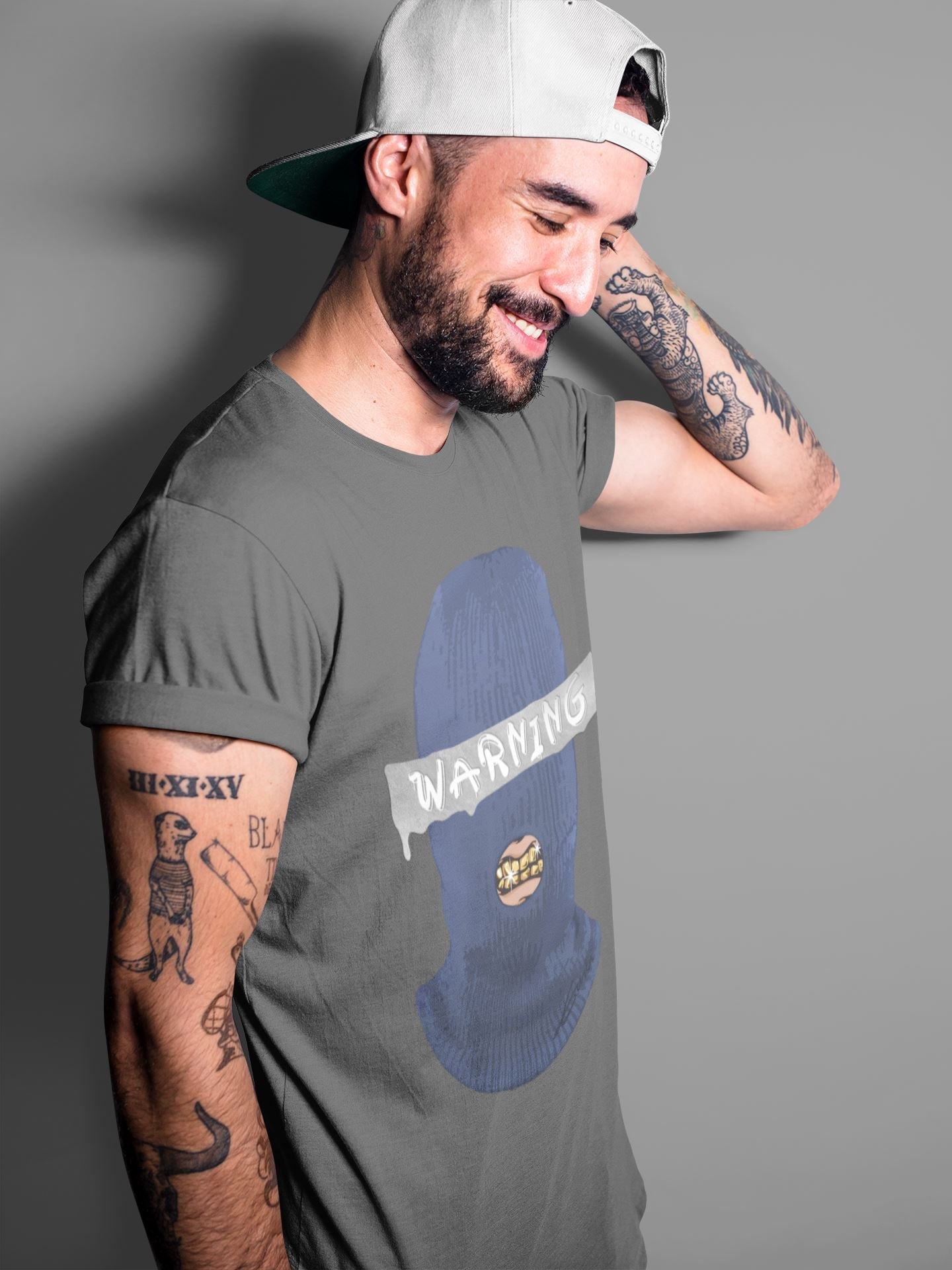 Warning Unisex Sweater – Air Jordan 1 Midnight Navy, Sneakers Matching Sweater