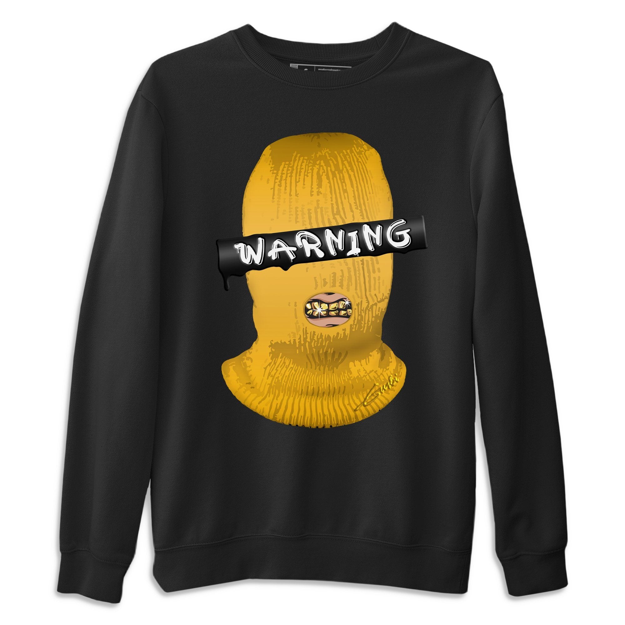 Warning Unisex Sweater – Air Jordan 1 Pollen, Sneakers Matching Sweater