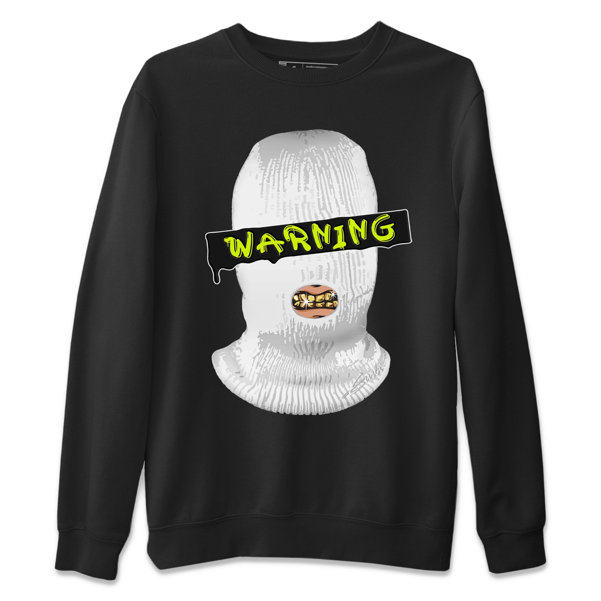 Warning Unisex Sweater – Air Jordan 1 Visionaire, Sneakers Matching Sweater