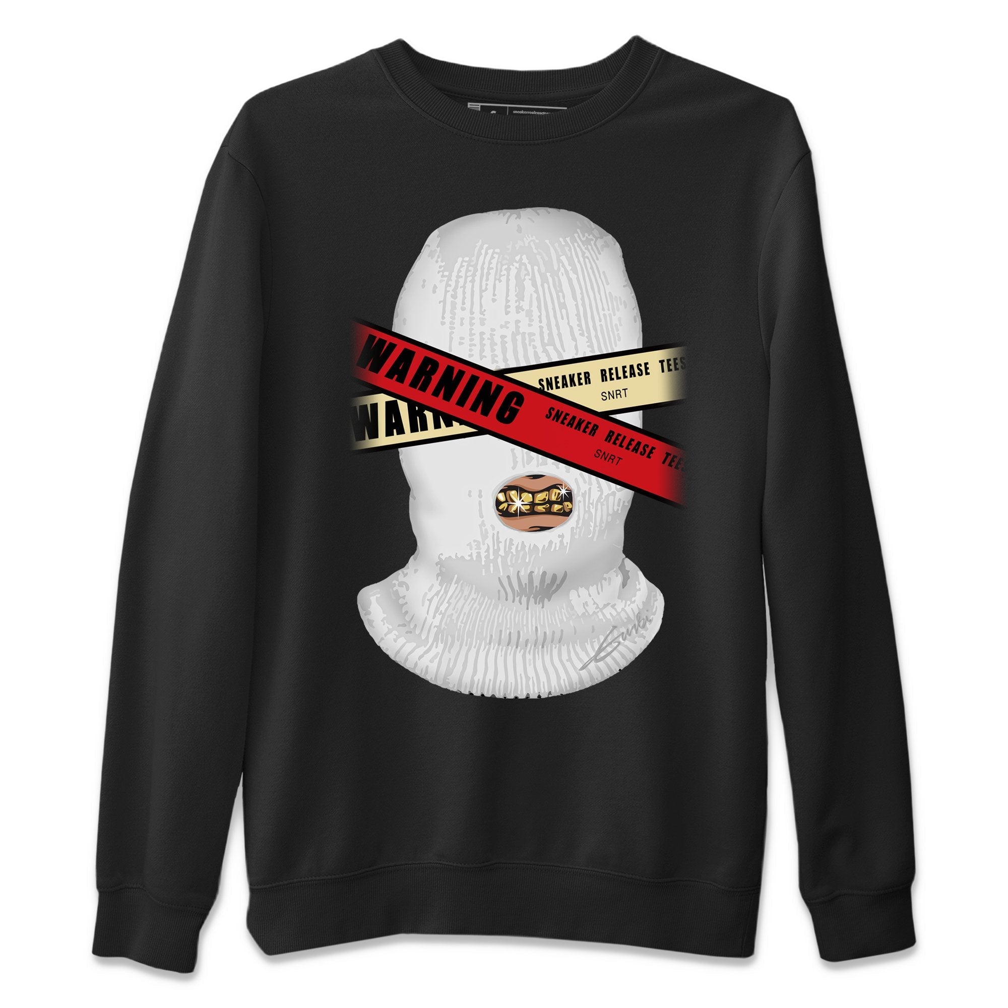 Warning Unisex Sweater – Air Jordan 2 OFF-WHITE Varsity Red, Sneakers Matching Sweater