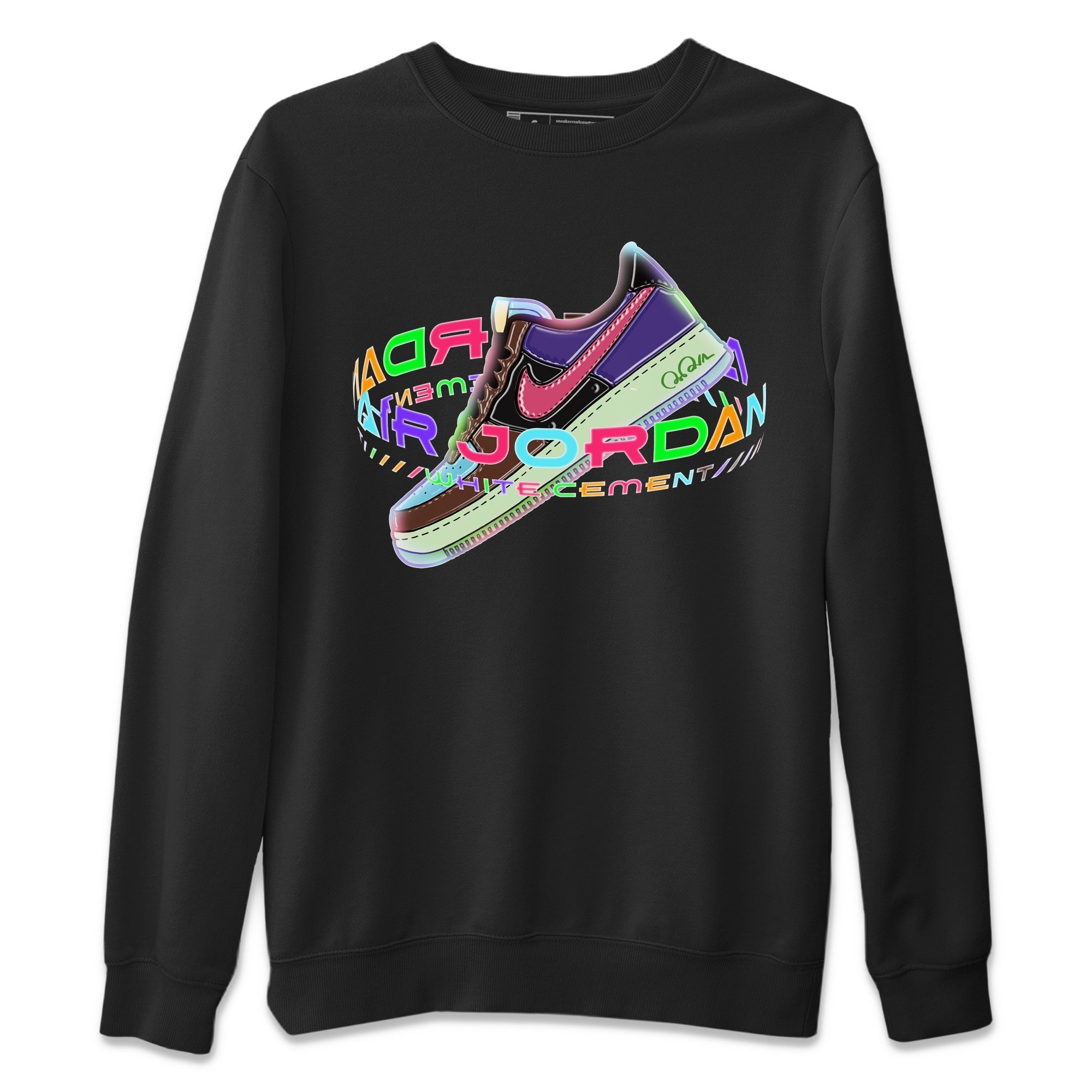 Warping Space Unisex Sweater – Air Force 1 Undefeated Fauna Brown, Sneakers Matching Sweater