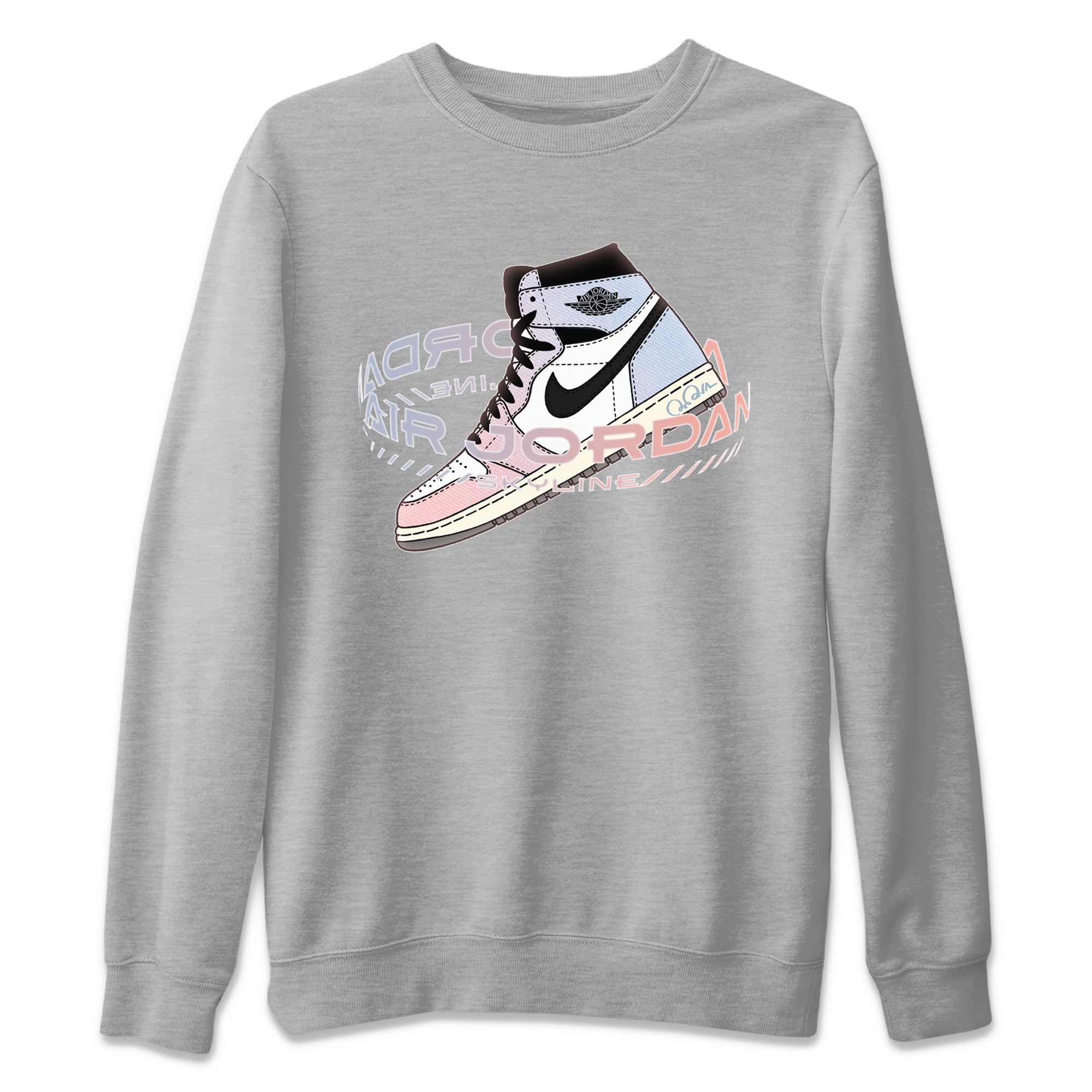 Warping Space Unisex Sweater – Air Jordan 1 Skyline, Sneakers Matching Sweater