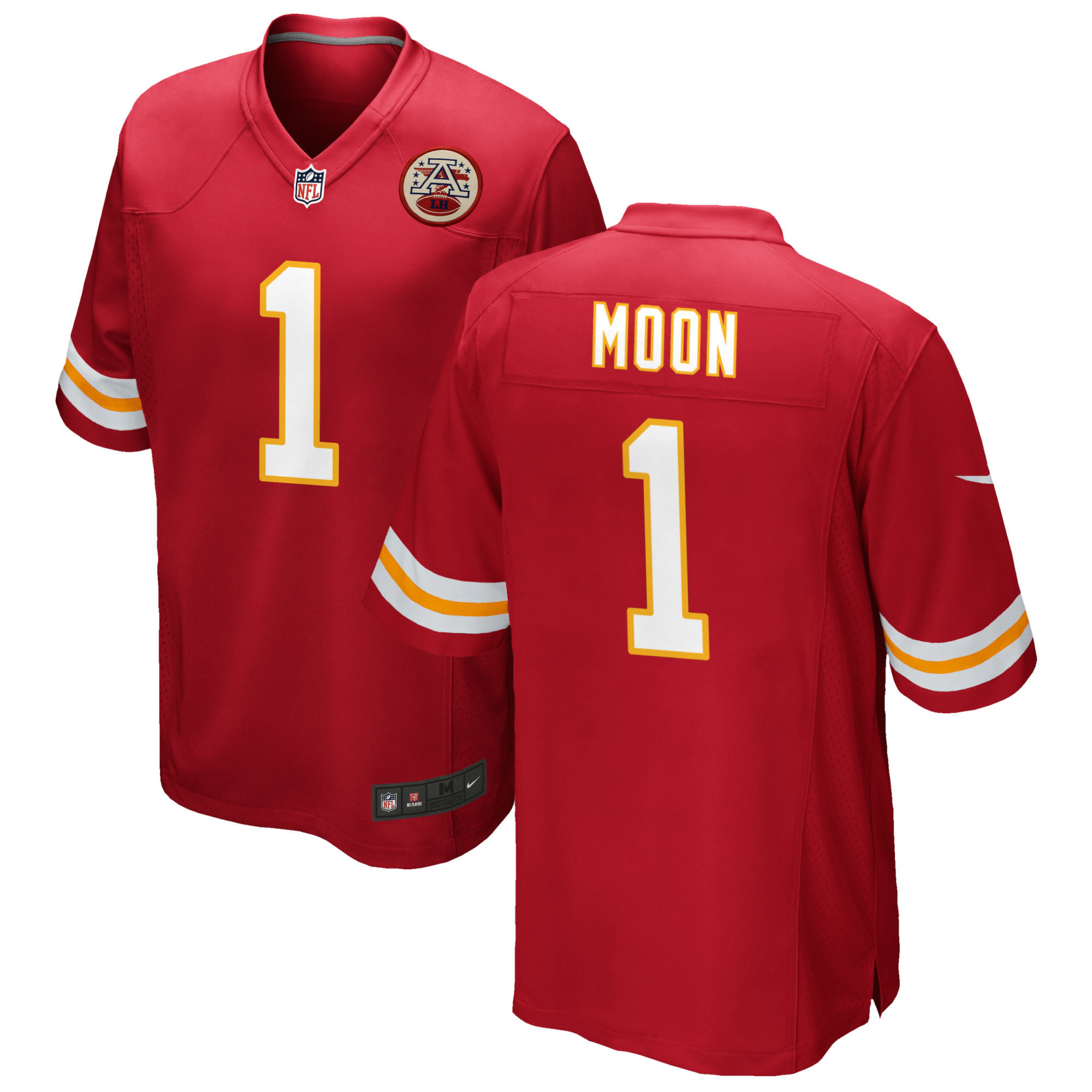 Warren Moon Kansas City Chiefs Red Red Jersey - All Stitched 