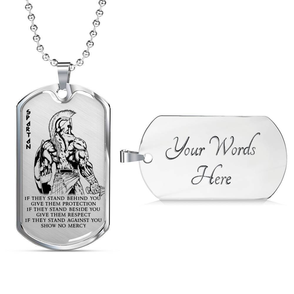 Warrior – Spartan – IF – Show No Mercy – Military Ball Chain