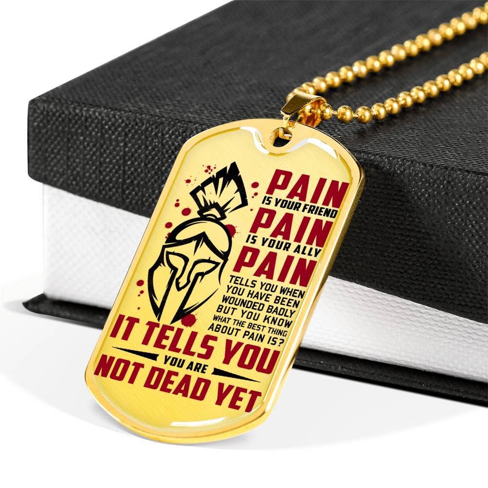 Warrior – Spartan – PAIN – You Are Not Dead Yet 2 – Military Ball Chain