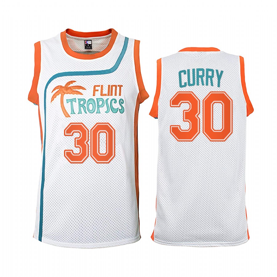 Warriors Stephen Curry #30 Jackie Moon Flint Tropics Jersey