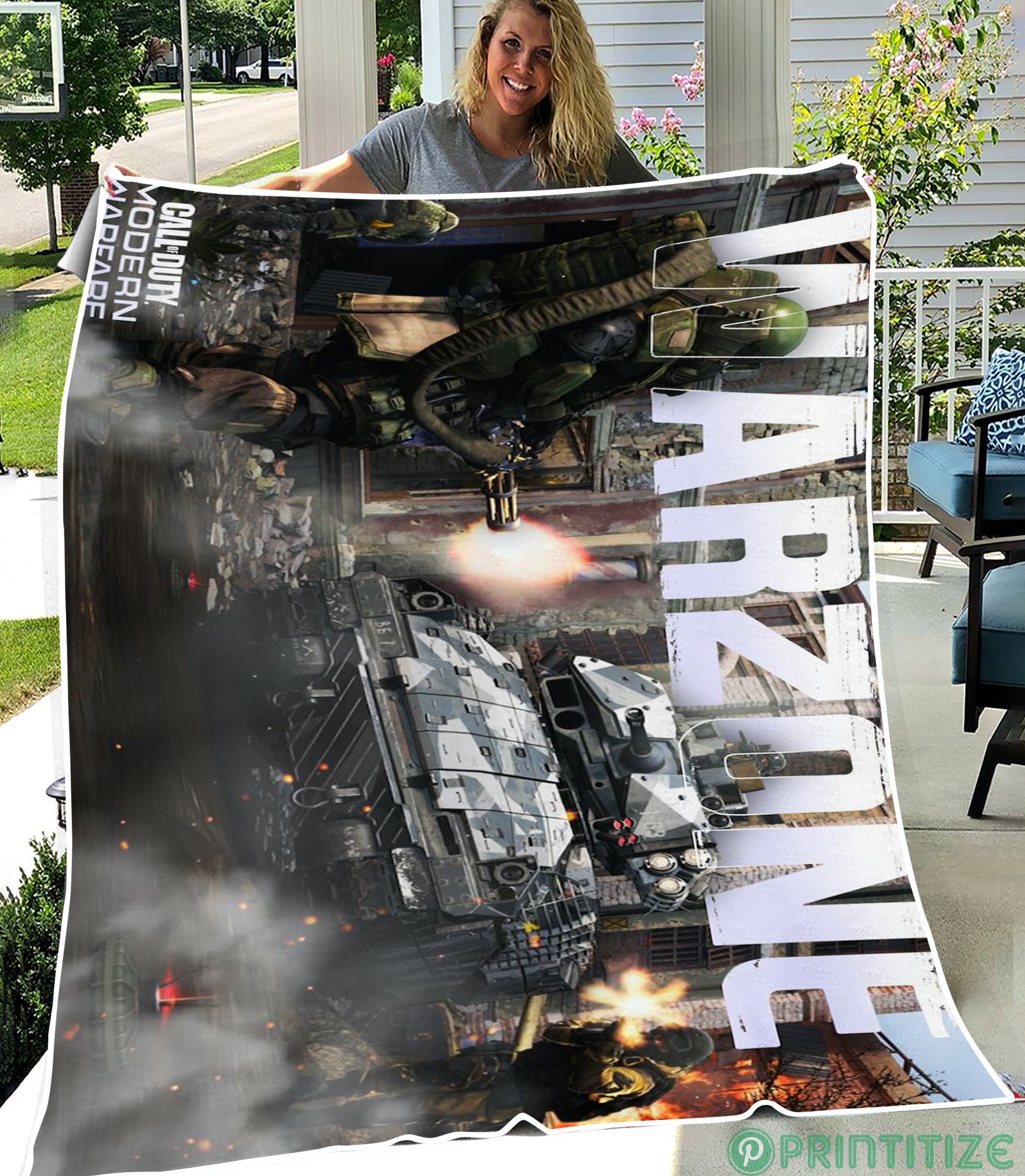 Warzone Call Of Duty Fleece Blanket