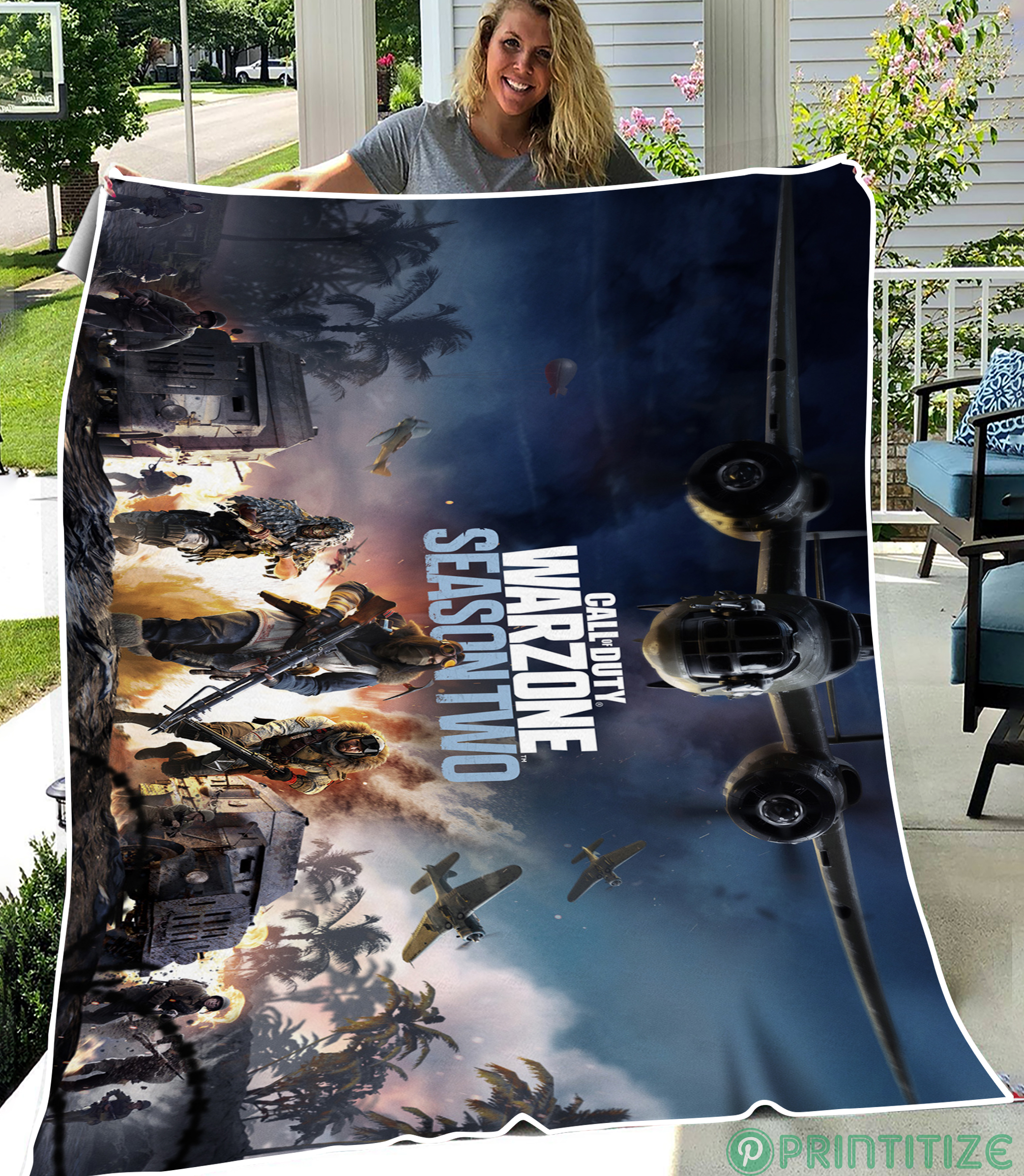 Warzone Pacific Season 2 Fleece Blanket