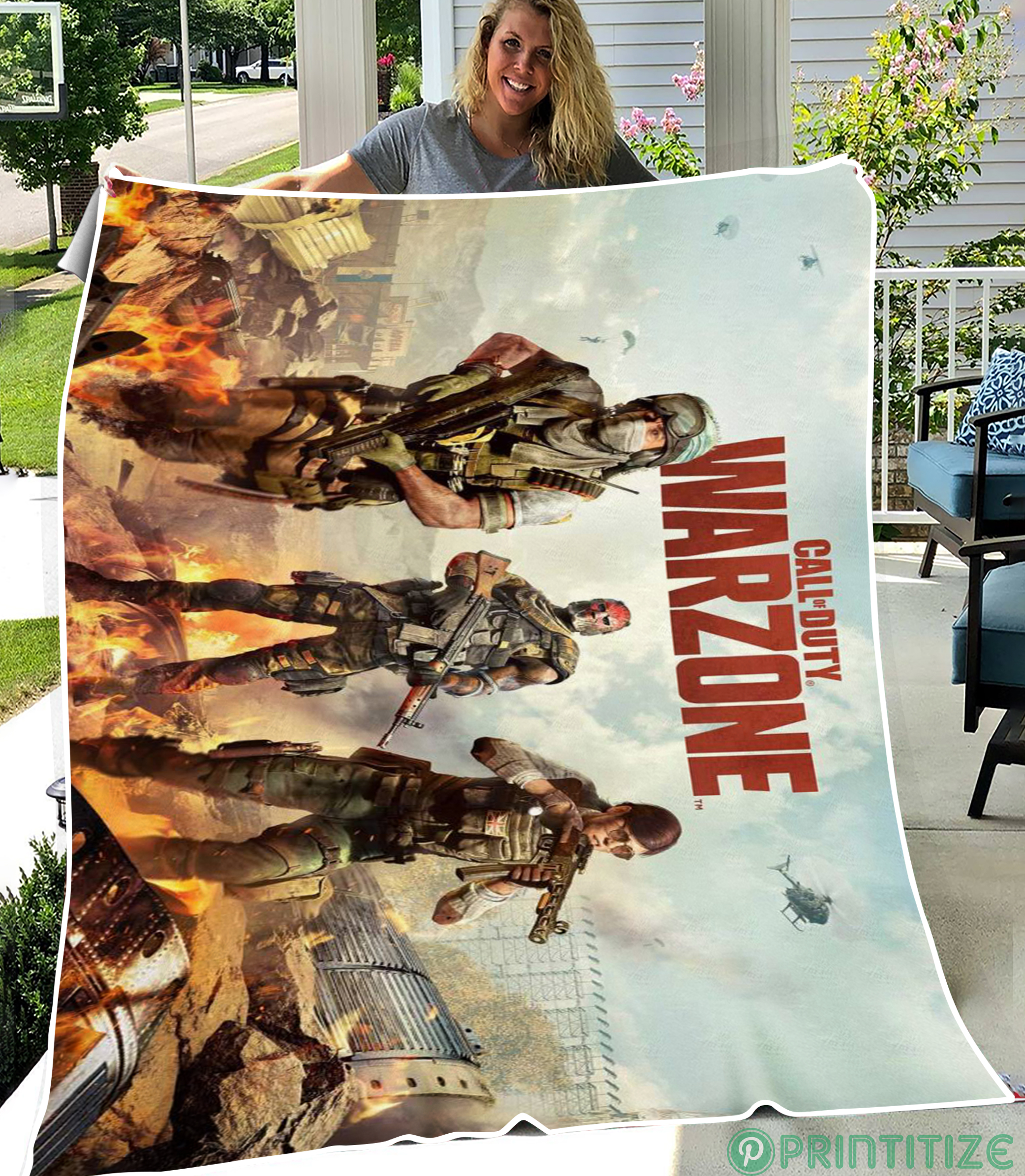 Warzone Season 4 Fleece Blanket