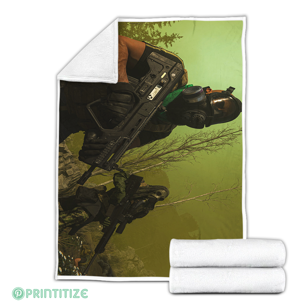 Warzone Wallpaper Fleece Blanket