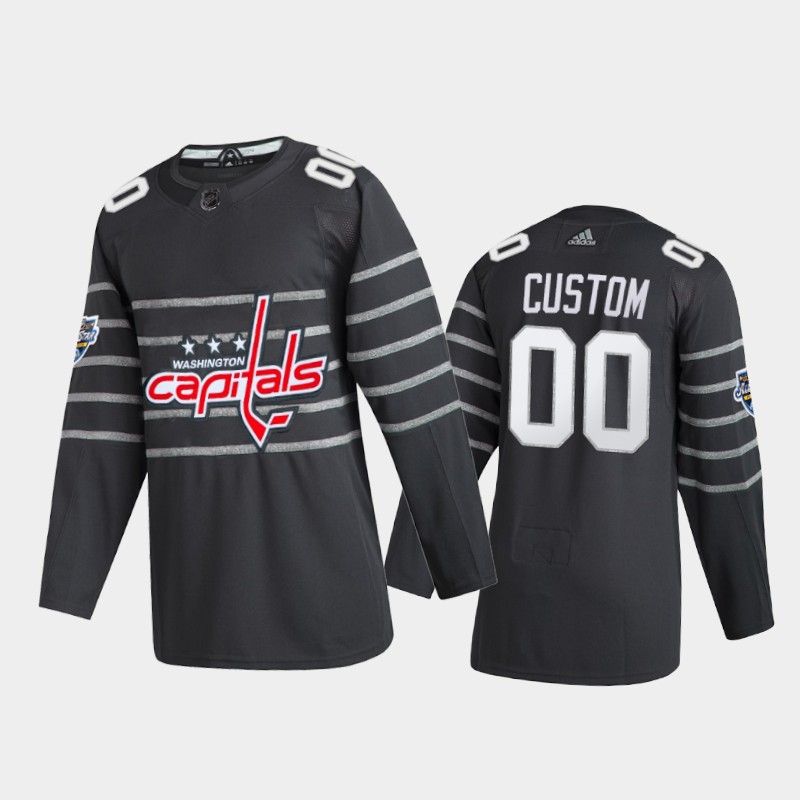 Washington Capitals Custom #00 2020 NHL All-Star Game Gray Jersey