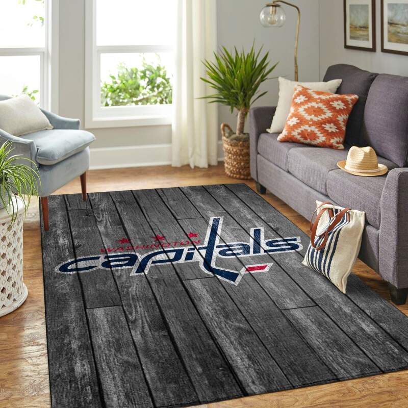 Washington Capitals Living Room Area Rectangle Rug