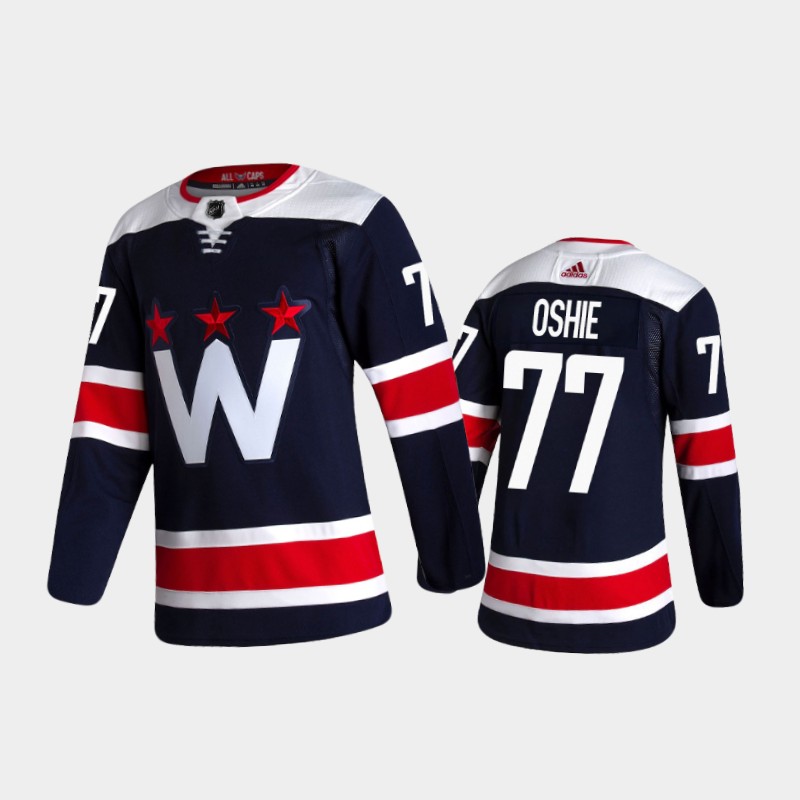Washington Capitals T.J. Oshie #77 Alternate Navy 2020-21 Jersey