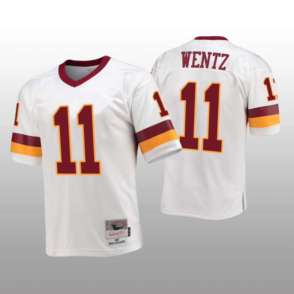 Washington Commanders Carson Wentz White Legacy Throwback - Men's