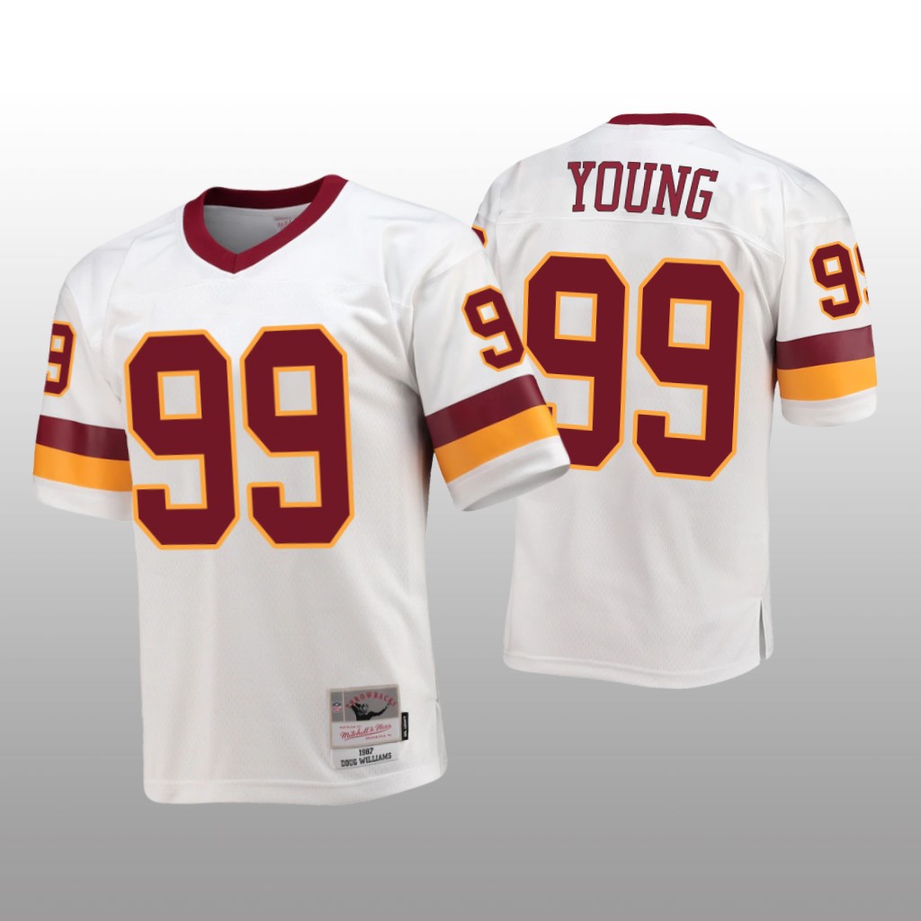Washington Commanders Chase Young White Legacy Throwback - Men's