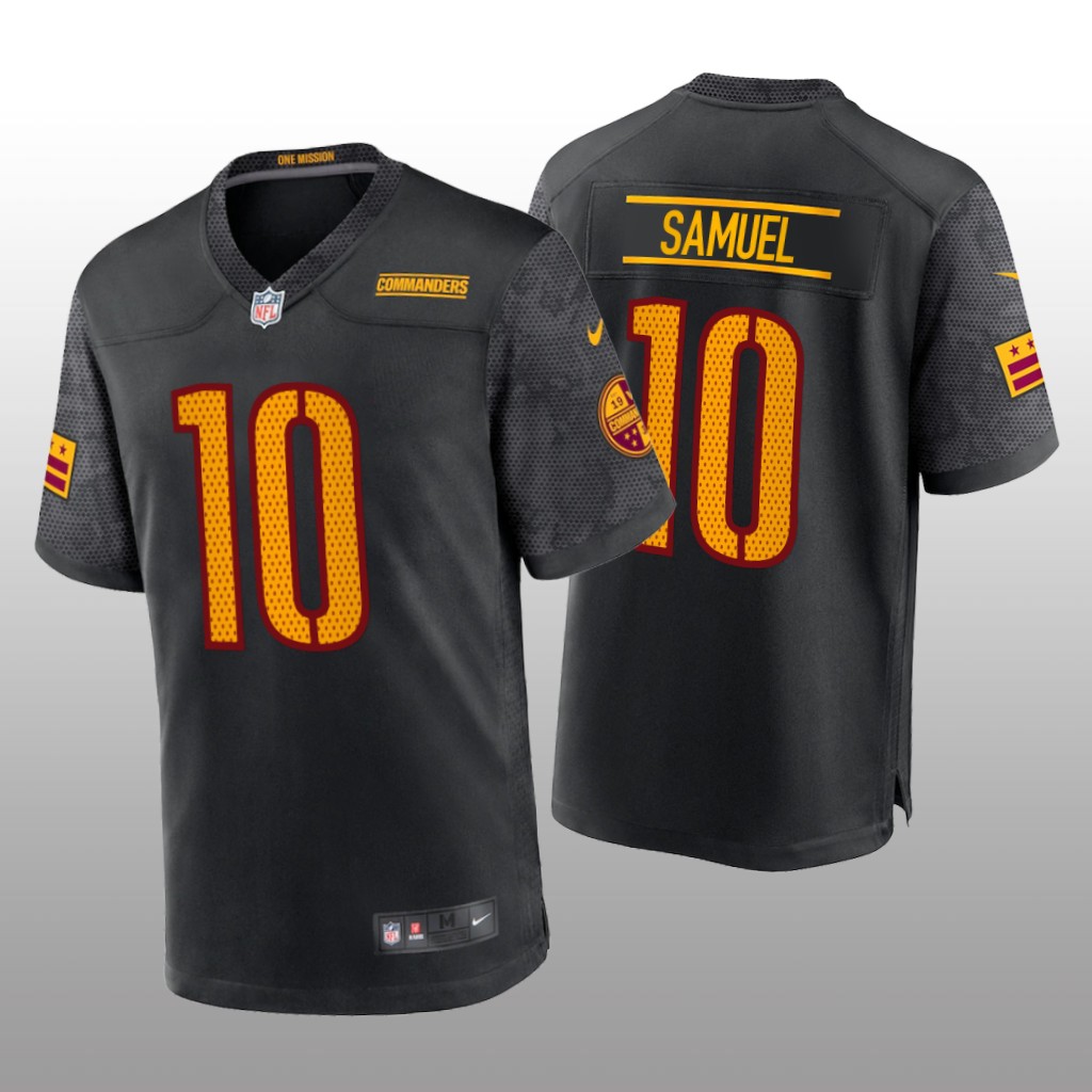 Washington Commanders Curtis Samuel Black Jersey Alternate Game - Men's