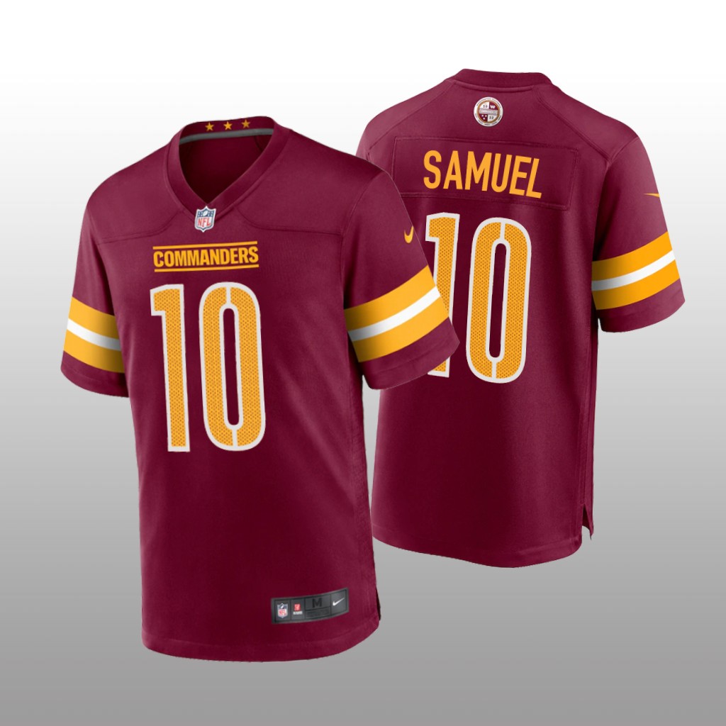 Washington Commanders Curtis Samuel Burgundy Gold Jersey Game - Youth