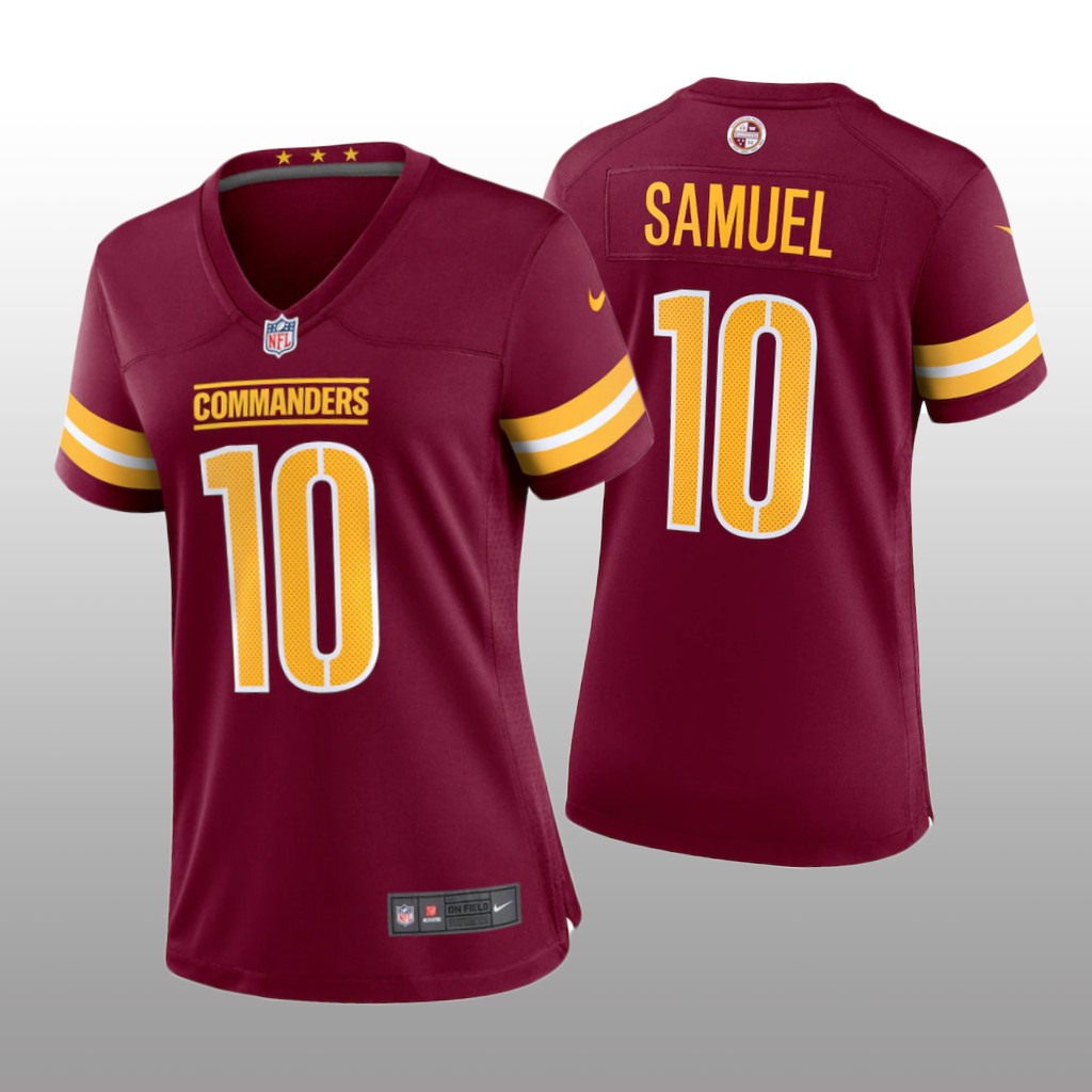 Washington Commanders Curtis Samuel Burgundy Jersey Game - Women's