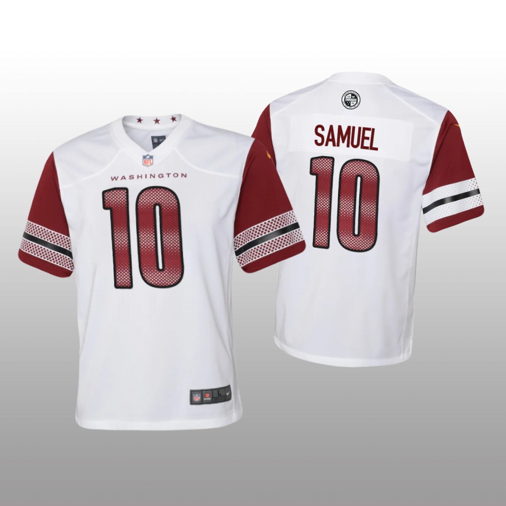 Washington Commanders Curtis Samuel White Jersey Game - Youth