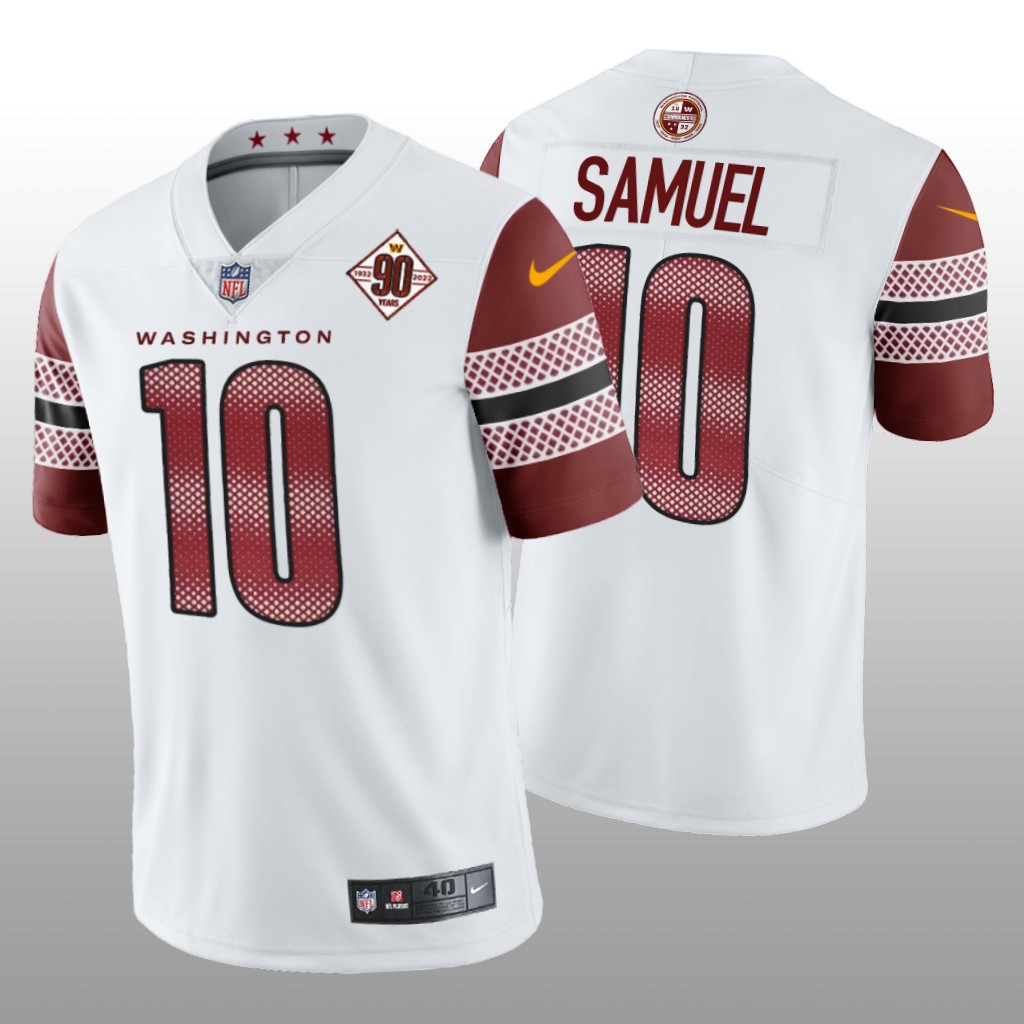 Washington Commanders Curtis Samuel White Limited 90th Anniversary - Men's