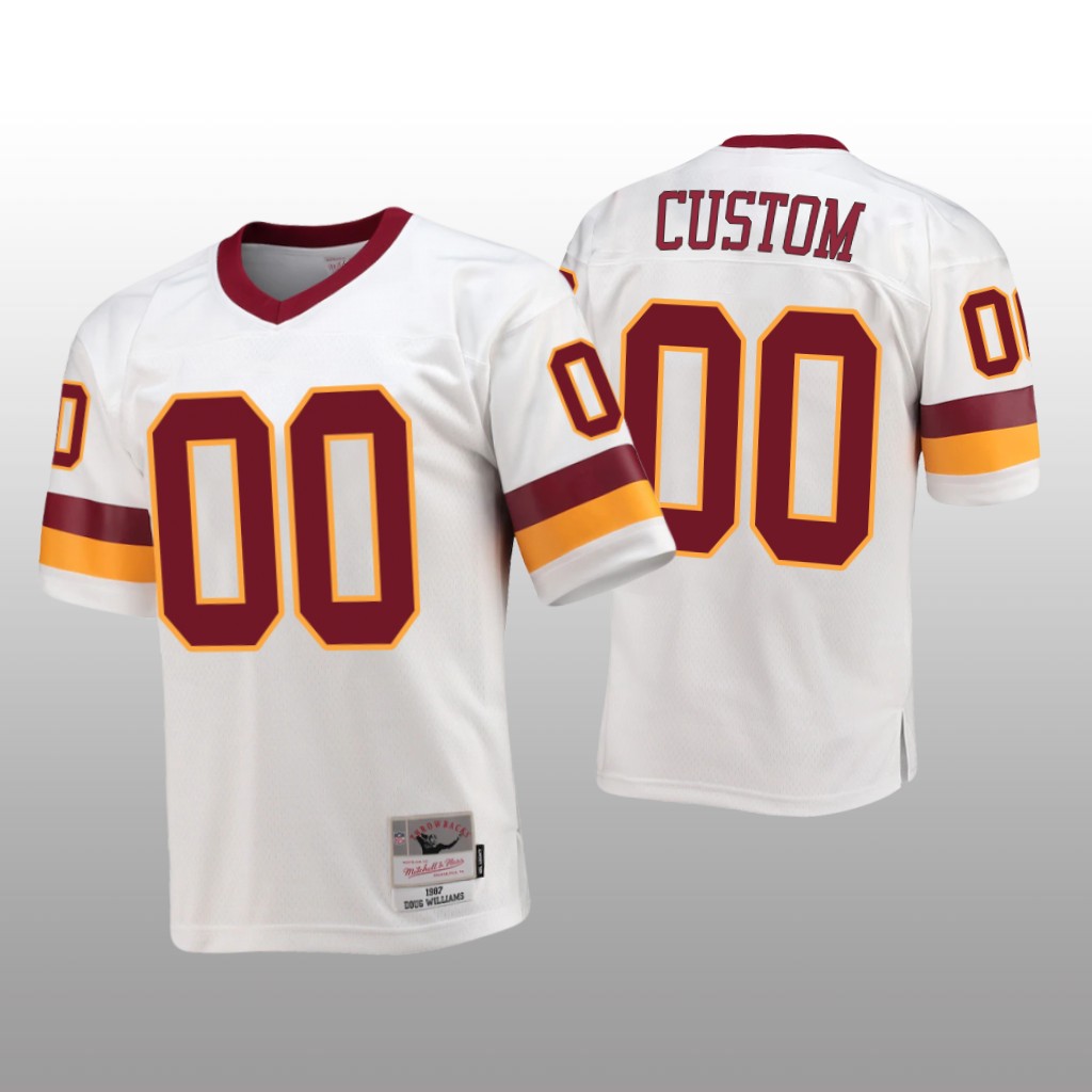 Washington Commanders Custom White Legacy 1987 Throwback - Men's