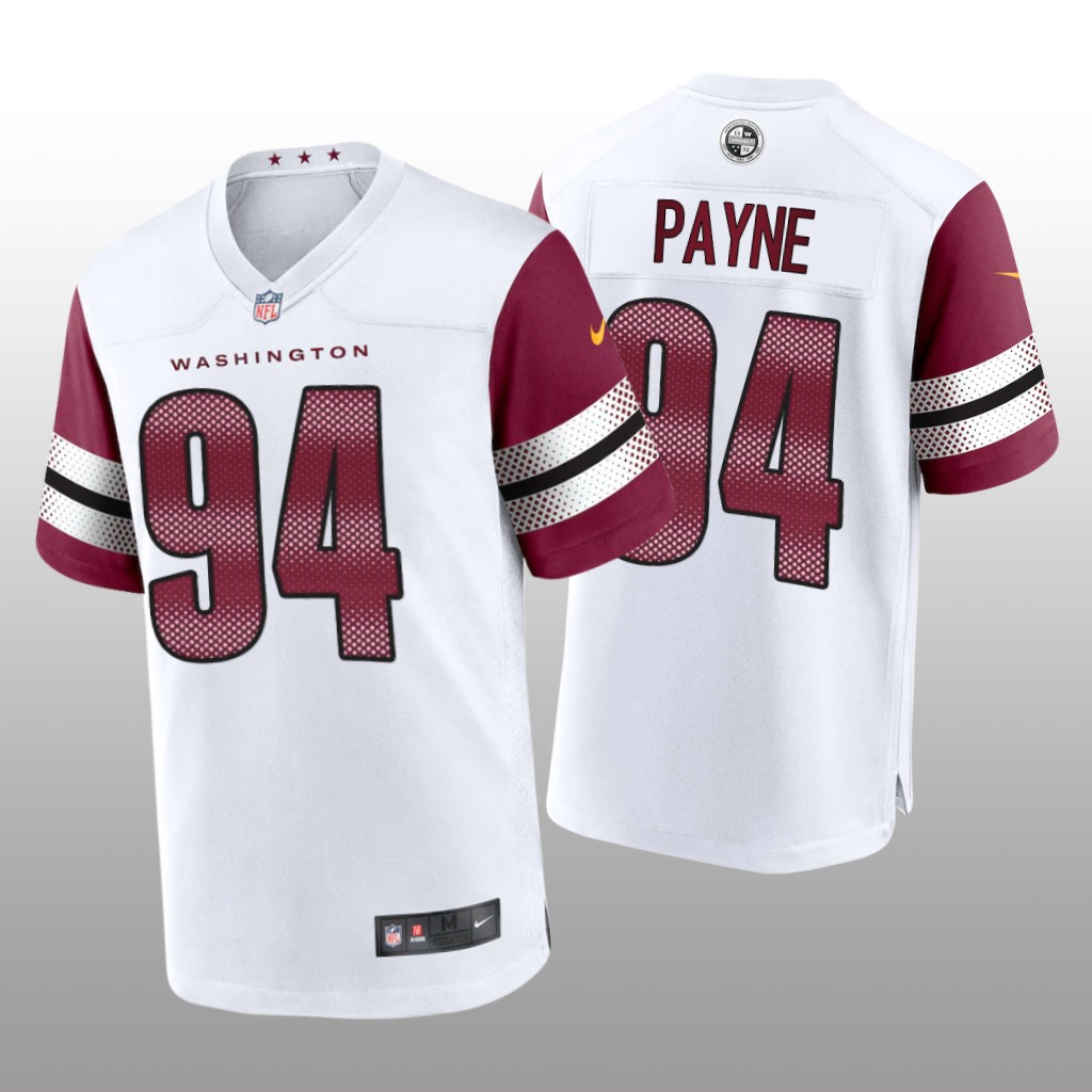 Washington Commanders Da'ron Payne White Jersey Game - Men's